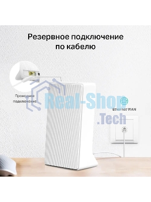Двухдиапазонный гигабитный роутер Mercusys MB230-4G Wi-Fi AC1200 с поддержкой 4G+ категории 6