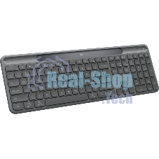 Клавиатура Logitech Signature Slim Solar K980 беспроводная, Bluetooth, серый