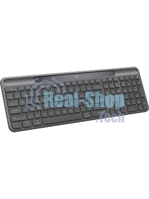 Клавиатура Logitech Signature Slim Solar K980 беспроводная, Bluetooth, серый