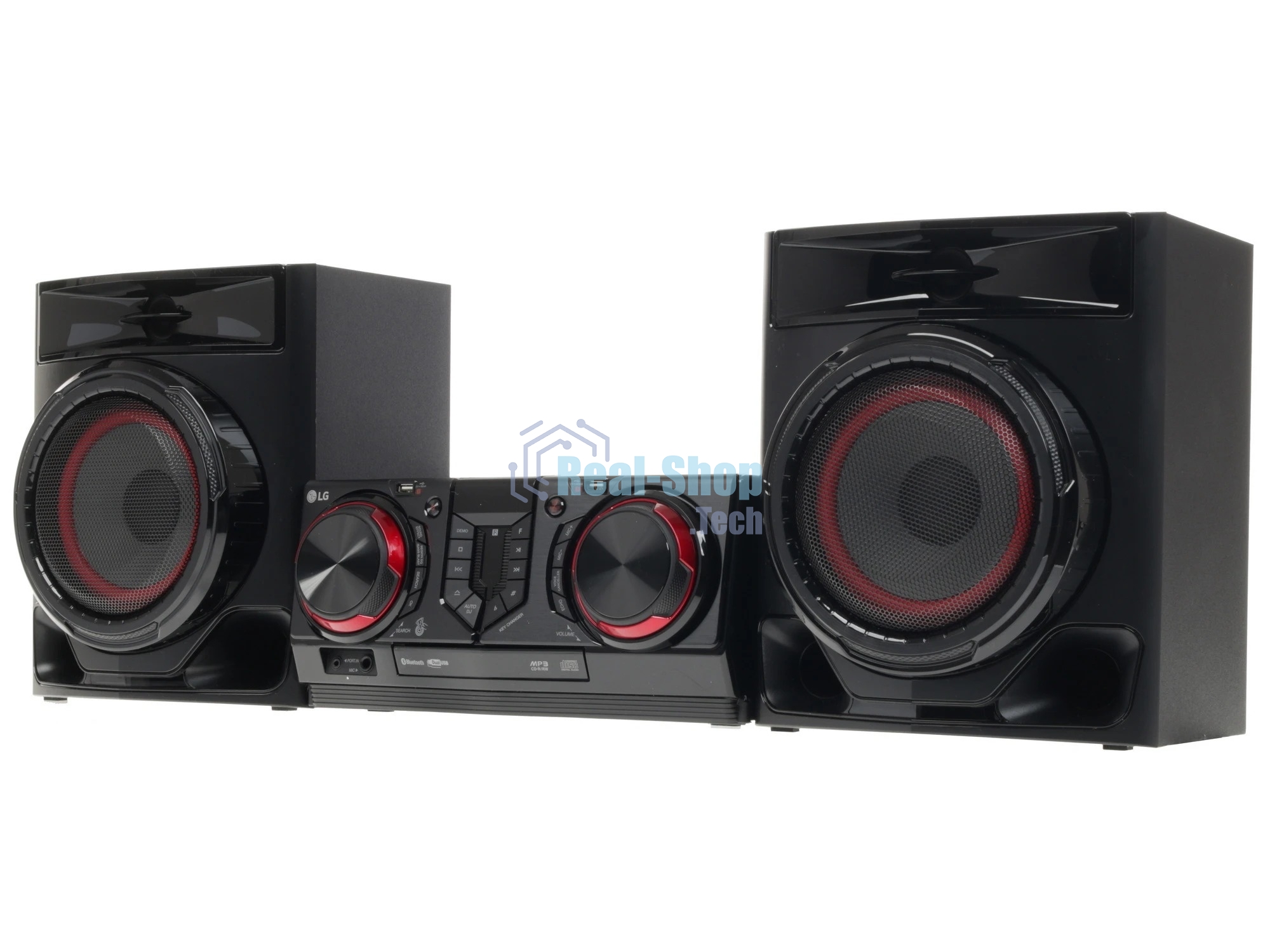 Мини-аудиосистема LG CJ44 черный 480Вт FM USB BT