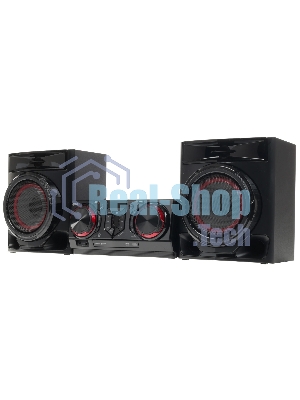 Мини-аудиосистема LG CJ44 черный 480Вт FM USB BT