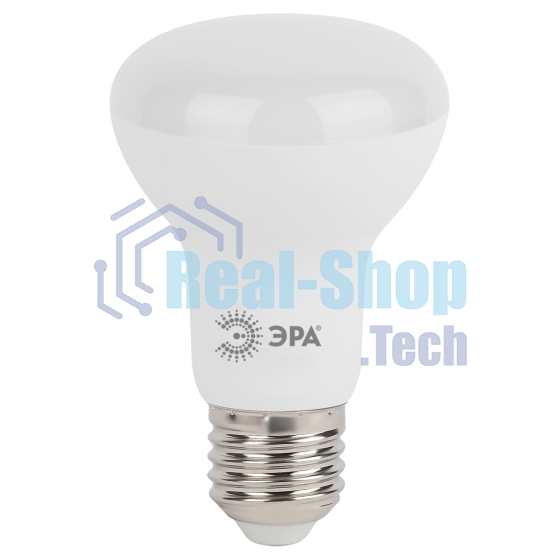 Лампа светодиодная ЭРА Б0028490 STD LED R63-8W-840-E27 8 Вт рефлектор нейтральный белый свет