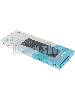 Клавиатура проводная A4Tech Fstyler FKS10, USB, черный/серый