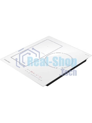Индукционная варочная панель Maunfeld CVI453SBWH Inverter, конфорок: 3 шт., стеклокерамика, независимая, белый
