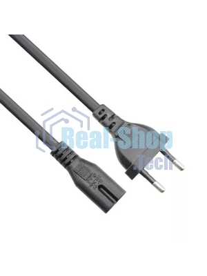 Кабель для аудио-видео техники IEC-320-C7--розетка 220V, 2-pin, 1,8м, медь, VCOM