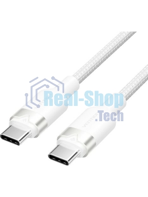 Кабель Vention USB 2.0 CM/CM - 1м. белый 3А PD60W