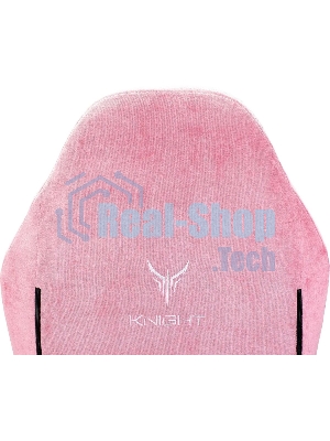 Кресло Knight N1 Fabric розовый, велюр, 120 кг, механизм качания