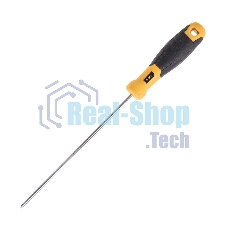 Крестовая отвертка Deli DL633150 PH0x150мм CR-V, Двухкомпонентная ручка. Хромированная.