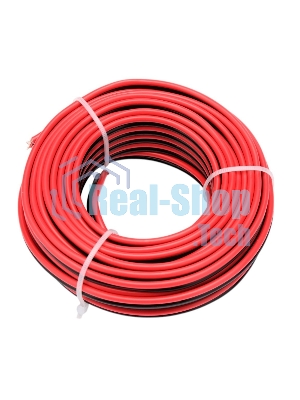 Акустический кабель Cablexpert CC-TC2Lx0.75-10M, 2x0.75мм2, 10м, черно-красный, пакет