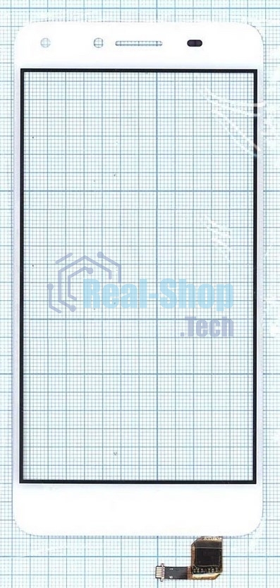Сенсорное стекло (тачскрин) для Huawei Honor Y5 II 3G, белое