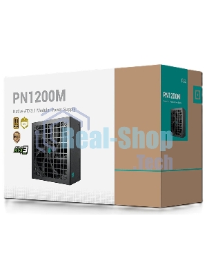 Блок питания Deepcool/GamerStorm PN1200M, 1200Вт, 80 PLUS Gold, 135мм, модульный, черный