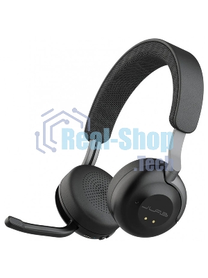 Гарнитура JLab Epic Work ANC Wireless Duo with Stand чёрный, беспроводная, Bluetooth/радиоканал/USB-C, ANC (шумоподавление), до 9 м, в комплекте подставка