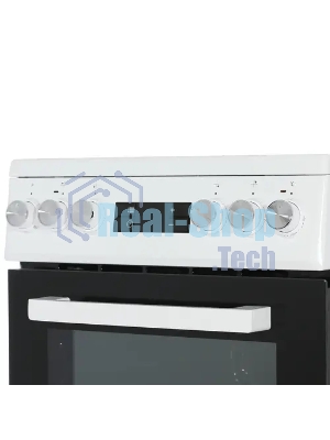 Плита электрическая Beko FSM57300GW белый, конфорок 4 электрических, духовка 55 л, 50 см x 85 см x 60 см