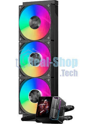 Система жидкостного охлаждения PcCooler DS360 Display ARGB Soc-AM5/AM4/1200/1700/1851 черный 4-pin 39.8dB Al LCD 310W Ret (DS360-BKAWXY-GL)