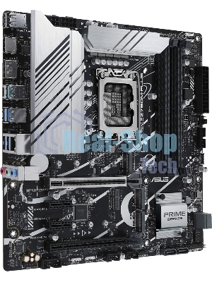 Материнская плата ASUS PRIME Z790M-PLUS, LGA 1700, Intel Z790, 4xDDR5, 4xSATA, 3xM.2, 1xPCIe 4.0 x4, 1xPCIe 5.0 x16, 2xPCIe x1, 1xDP, 1xHDMI, 1x 1Gb LAN, 1xUSB-C 3.2 Gen 2x2, 1xUSB 3.2 Gen 2, 4xUSB 3.2 Gen 1, 2xUSB 2.0, 3x3.5 мм, 7.1, mATX