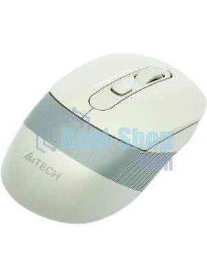 Мышь беспроводная A4Tech Fstyler FB10C зеленый, 2000 dpi, радиоканал, Bluetooth, USB, кнопки - 4