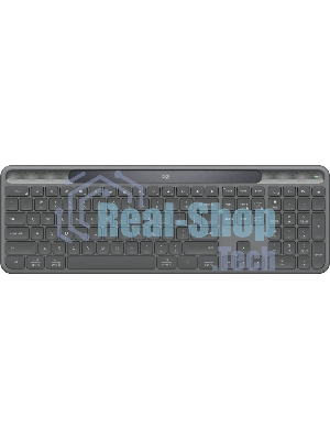 Клавиатура Logitech Signature Slim Solar K980 беспроводная, Bluetooth, серый