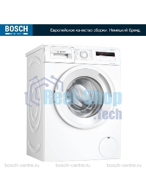 Стирально-сушильная машина Bosch WNA134L0SN белый, загр.фронтальная, макс.: 8кг, 1400 об/мин, класс: A