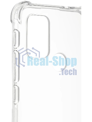 Чехол (клип-кейс) Brosco, для Motorola Moto G20, прозрачный moto-g20-hard-tpu-transparent