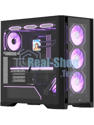 Компьютерный корпус AeroCool/Formula Air Power G8 Floe черный без БП ATX 2xUSB 3.0 1xUSB3.1 audio bott PSU