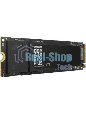 Накопитель SSD Samsung 990 EVO Plus, 4 ТБ, M.2 2280, PCIe 4.0 x4, NVMe 2.0, R/W 7250/6300