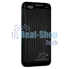 Портативный аккумулятор More choice (4620202550521) PB19-20 2USB 2.1A - 20000mAh черный