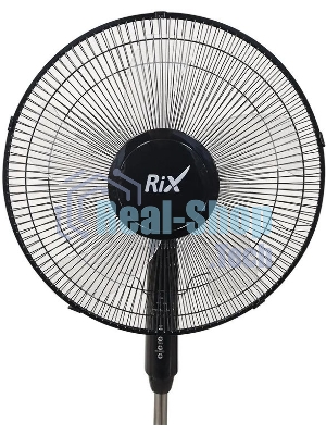 Вентилятор Rix RSF-4500R чёрный, напольный, 45 Вт, 3 скорости, 36 см