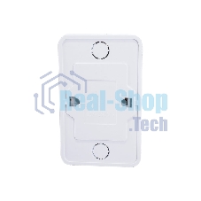 Розетка 2-м BOLLETO с заземл. накл. 7128 белый ASD/IN HOME 4680005959839