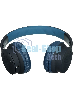 Беспроводные/проводные наушники Borofone BO11 синий, накладные, Bluetooth + проводной, до 8 ч