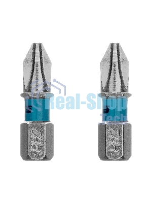 Бита Gross PH2х25мм, сталь S2, шестигр., 2 шт.