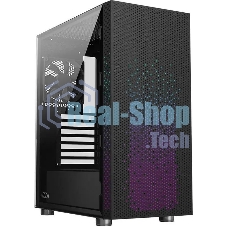 Компьютерный корпус Azza Celesta F черный без БП ATX 5x120мм 5x140мм 2xUSB 2.0 1xUSB 3.0 audio bott PSU