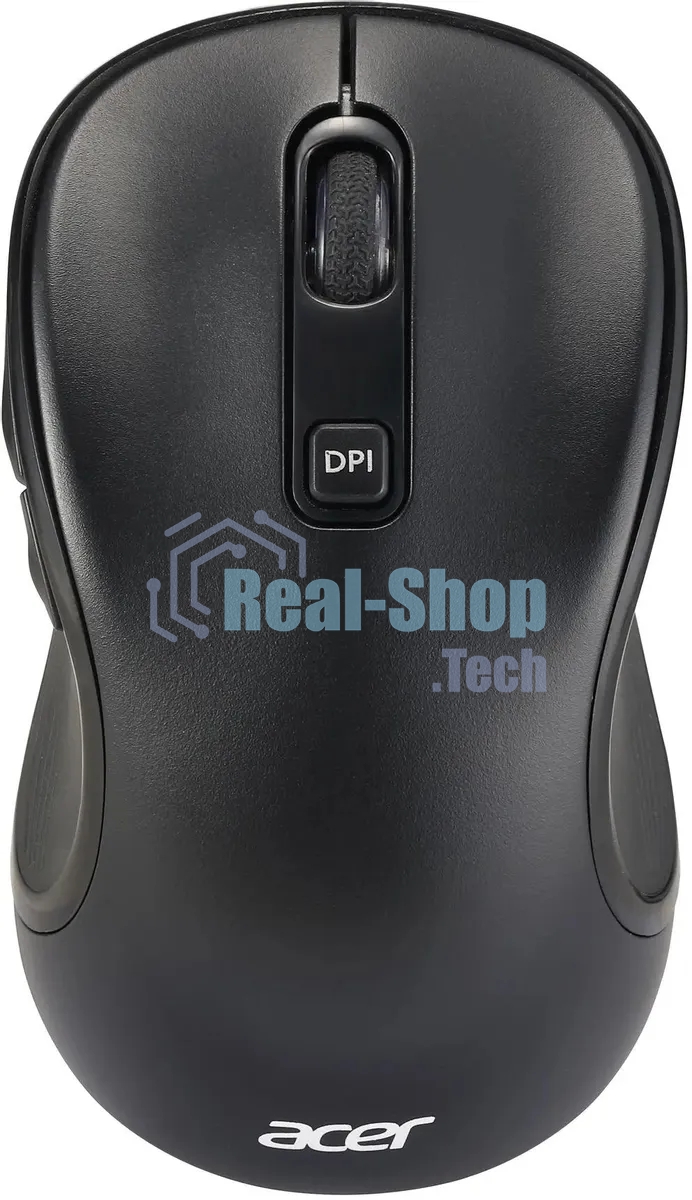 Мышь беспроводная Acer OMR303 черный, 1600 dpi, радиоканал, USB, кнопки - 6