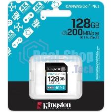 Флеш карта SDXC 128Gb Kingston SDG4/128Gb Canvas Go! Plus w/o adapter