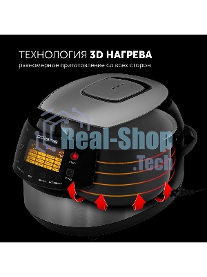 Мультиварка Polaris PMC 0517AD 5л 860Вт серебристый/черный