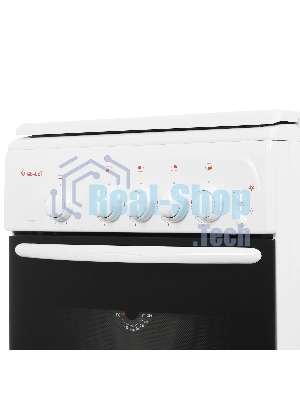 Плита газовая Gefest ПГ 3200-06 белый, конфорок 4 шт, духовка 42 л, 50 см x 85 см x 57 см