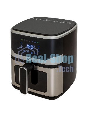 Аэрогриль JVC JK-MB054 черный, 1800 Вт, 6 л, сенсор, 7 программ