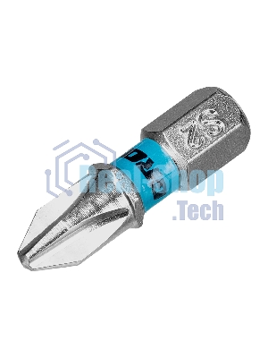 Бита Gross PH2х25мм, сталь S2, шестигр., 2 шт.