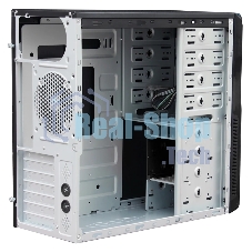 Компьютерный корпус MidiTower Powerman BA833 черный (без блока питания)