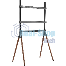 Подставка для телевизора Cactus CS-ST1247BKWN черный/орех, 49