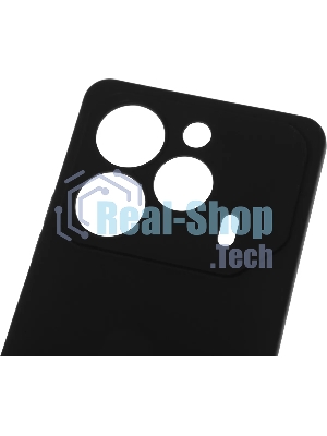 Чехол (клип-кейс) BoraSCO для Tecno Pova 6/6 Pro Silicone Case черный (73173)