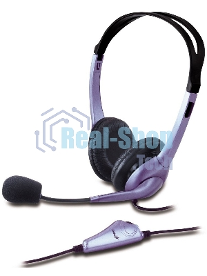 Гарнитура Genius HS-04S Single фиолетовый, проводная