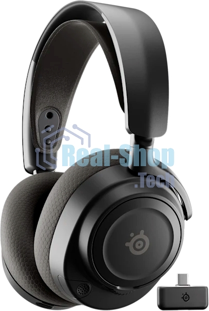 Гарнитура SteelSeries Arctis Nova 7 Wireless Gen 2 чёрный, беспроводная, радиоканал, до 50 ч, совместимость с PS5