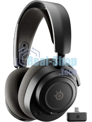 Гарнитура SteelSeries Arctis Nova 7 Wireless Gen 2 чёрный, беспроводная, радиоканал, до 50 ч, совместимость с PS5