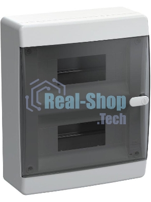 Корпус пластиковый IEK UNION Compact ЩРН-П-18 IP41 черная прозрачная дверь (UIC-KP12-N-18-41-K01)