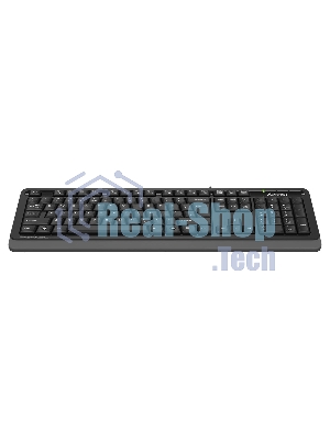 Клавиатура проводная A4Tech Fstyler FKS10, USB, черный/серый