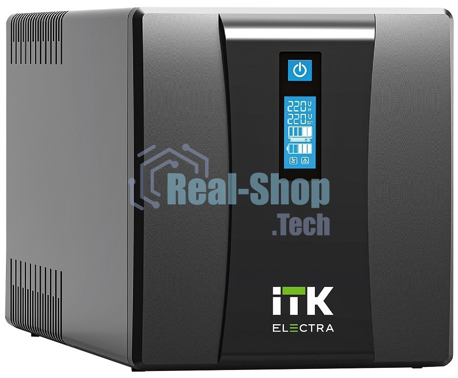 Источник бесперебойного питания ITK Electra EET-1000VA-1-002-S 600Вт 1000ВА черный