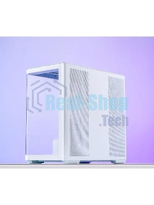 Корпус без блока питания JONSBO D300, Mini-Tower, TG, no fan, 2xUSB-A 3.2 + 1xUSB-C 3.2, mATX, mITX White