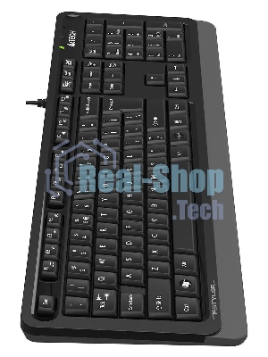 Клавиатура проводная A4Tech Fstyler FKS10, USB, черный/серый