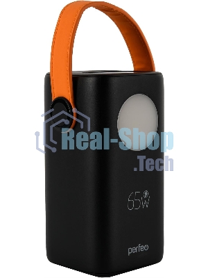Портативный аккумулятор PERFEO (PF_E1634) MOON 65W 40000 mAh/LED дисплей, черный