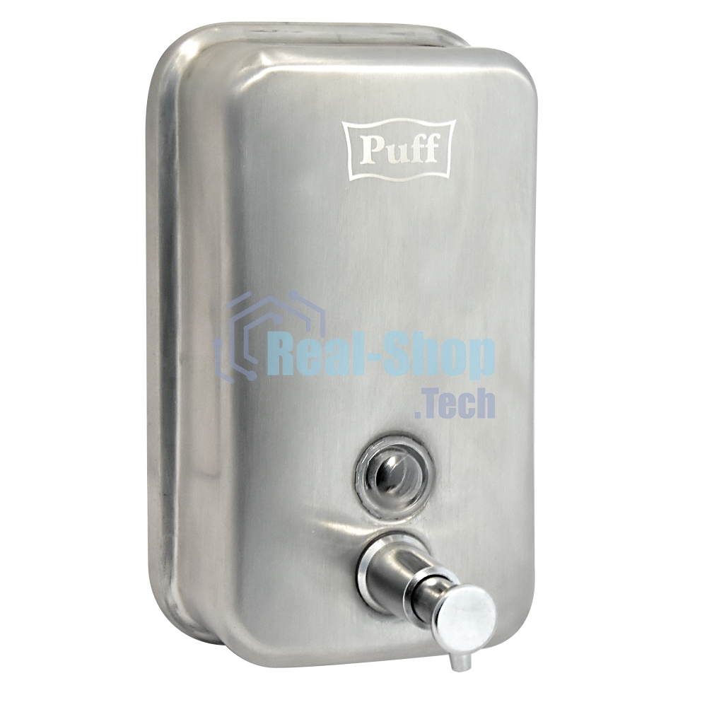 Дозатор PUFF 1402.096 для жидкого мыла из нерж. стали. матовый -8608m 800ml